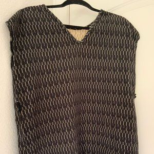 Ace & Jig Shift Dress Matchstick Print with belt